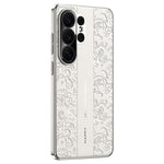 Custodia per PC in pelle liscia con motivo drago nuvola per Samsung Galaxy S24