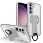 Custodia antiurto con anello a D e supporto magnetico per Samsung Galaxy S23+ e