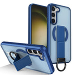 Custodia antiurto con anello a D e supporto magnetico per Samsung Galaxy S23+ e