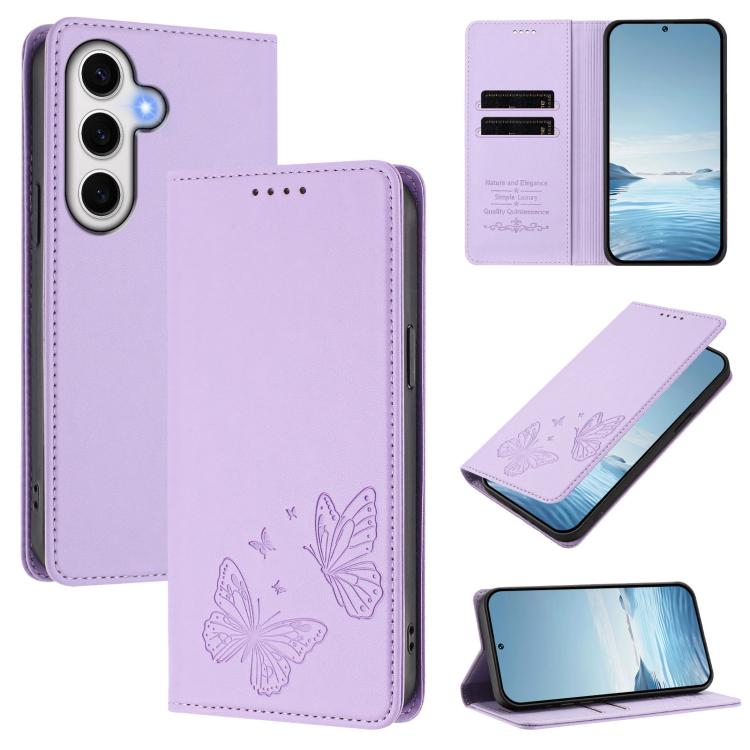 Custodia in ecopelle con doppia protezione RFID per Galaxy A24 4G e A14 4G/5G