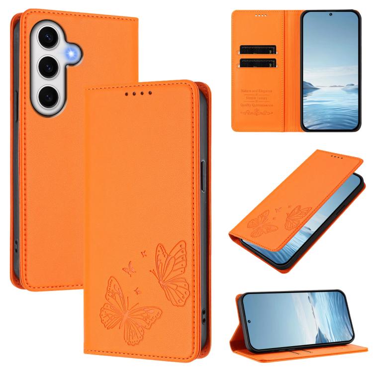 Custodia in ecopelle con doppia protezione RFID per Galaxy A24 4G e A14 4G/5G