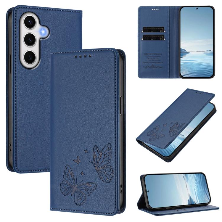 Custodia in ecopelle con doppia protezione RFID per Galaxy A24 4G e A14 4G/5G