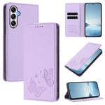 Custodia in ecopelle con doppia protezione RFID per Galaxy A24 4G e A14 4G/5G