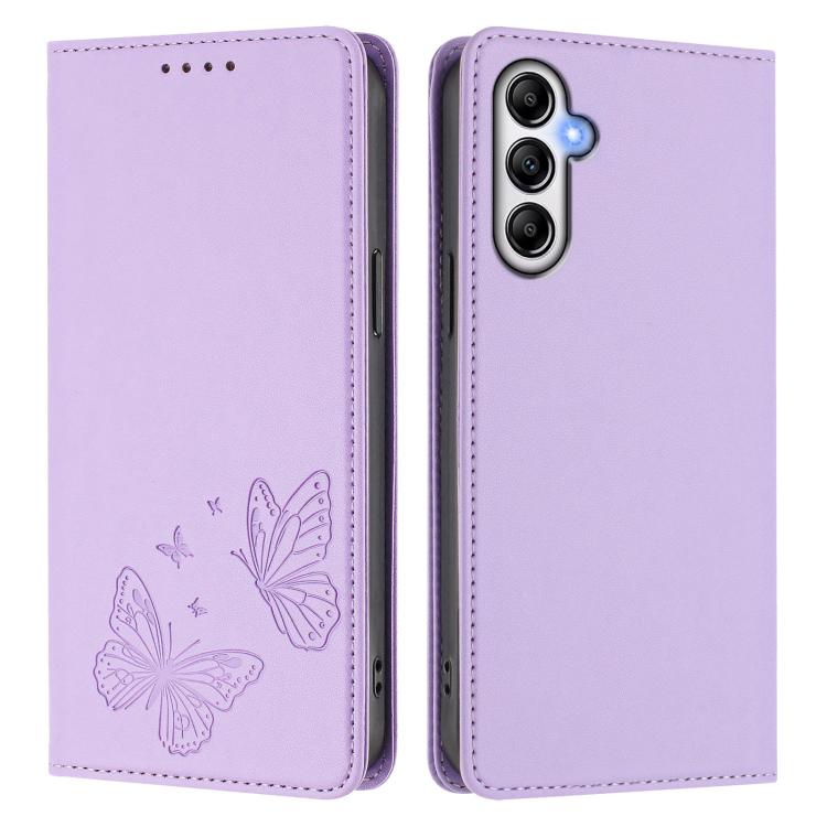 Custodia in ecopelle con doppia protezione RFID per Galaxy A24 4G e A14 4G/5G