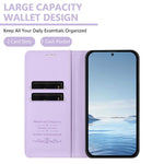 Custodia in ecopelle con doppia protezione RFID per Galaxy A24 4G e A14 4G/5G