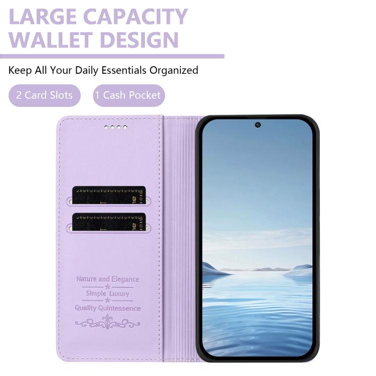 Custodia in ecopelle con doppia protezione RFID per Galaxy A24 4G e A14 4G/5G