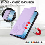 Custodia in ecopelle con doppia protezione RFID per Galaxy A24 4G e A14 4G/5G