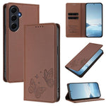 Custodia in ecopelle con doppia protezione RFID per Galaxy A15 4G/5G e A55 5G
