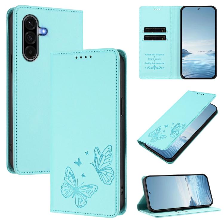 Custodia in ecopelle con doppia protezione RFID per Galaxy A56 5G e A36 5G