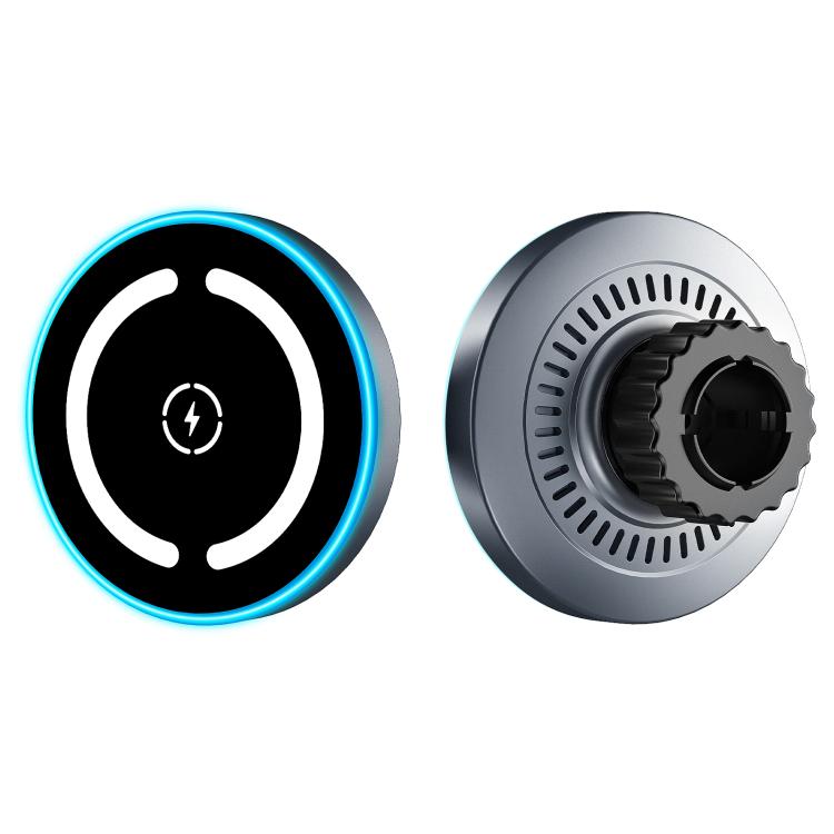 Supporto magnetico auto con caricabatterie wireless Qi 15W