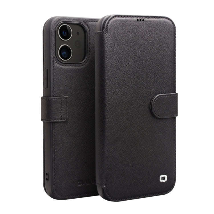 Custodia portafoglio magnetica in pelle per iPhone 12