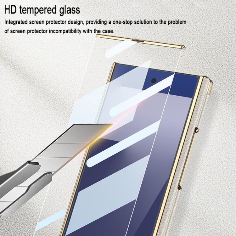 Custodia per telefono con supporto girevole e chiusura magnetica per Samsung