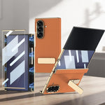 Custodia per telefono con supporto girevole e chiusura magnetica per Samsung
