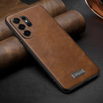 Custodia antiurto ibrida in TPU e pelle per Samsung Galaxy S26+ S26 Ultra S26 5G