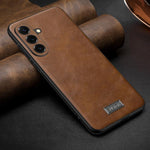 Custodia antiurto ibrida in TPU e pelle per Samsung Galaxy S26+ S26 Ultra S26 5G