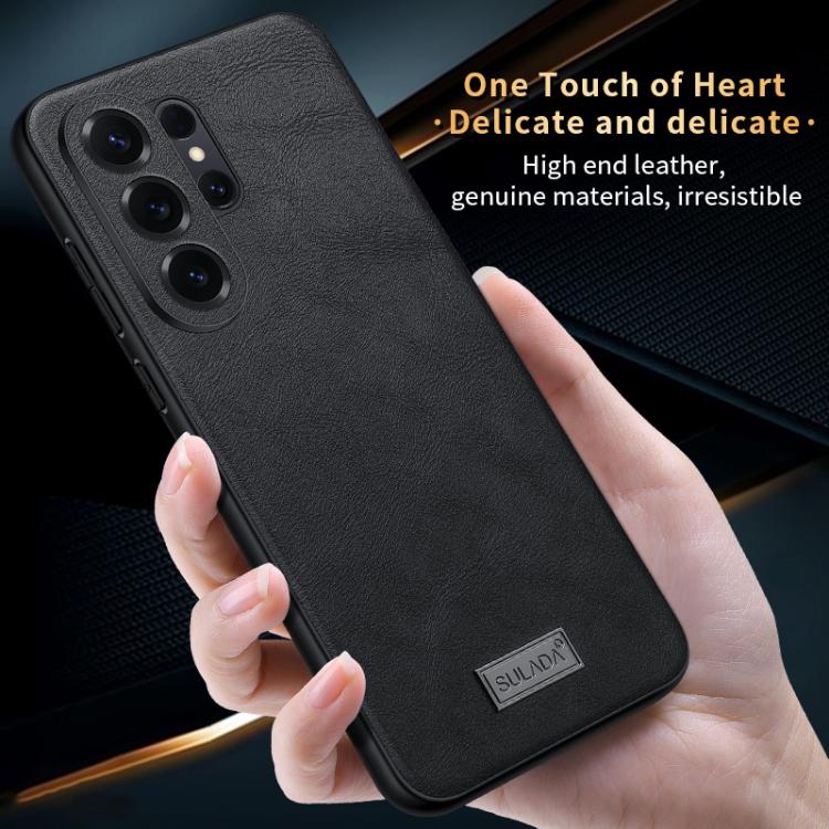 Custodia antiurto ibrida in TPU e pelle per Samsung Galaxy S26+ S26 Ultra S26 5G