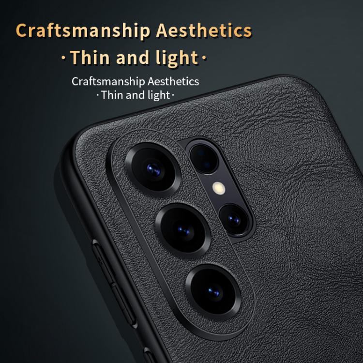Custodia antiurto ibrida in TPU e pelle per Samsung Galaxy S26+ S26 Ultra S26 5G