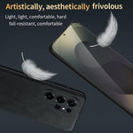 Custodia antiurto ibrida in TPU e pelle per Samsung Galaxy S26+ S26 Ultra S26 5G