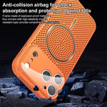 Custodia antiurto con airbag magnetico per iPhone 17 Pro Max
