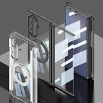 Custodia pieghevole trasparente a copertura totale per Samsung Galaxy Z TriFold