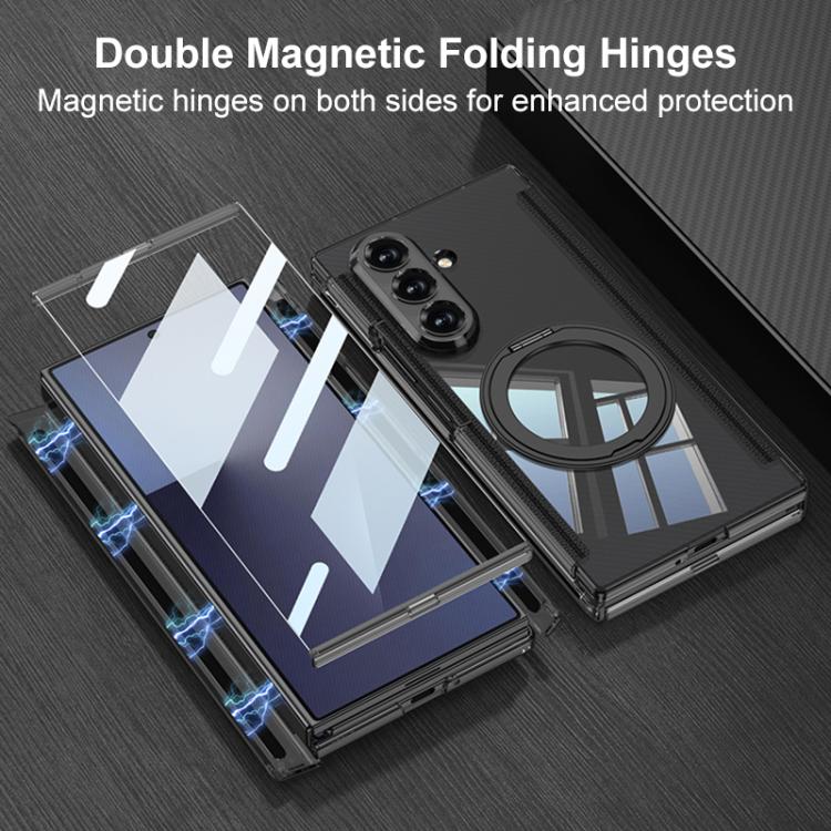 Custodia pieghevole trasparente a copertura totale per Samsung Galaxy Z TriFold