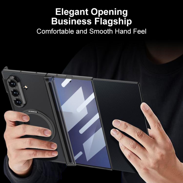 Custodia pieghevole trasparente a copertura totale per Samsung Galaxy Z TriFold