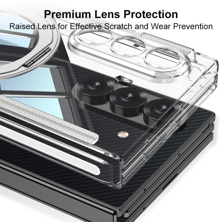 Custodia pieghevole trasparente a copertura totale per Samsung Galaxy Z TriFold