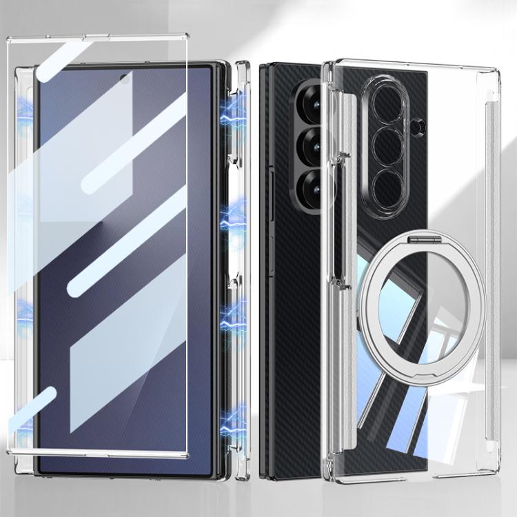 Custodia pieghevole trasparente a copertura totale per Samsung Galaxy Z TriFold