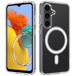 Custodia magnetica MagSafe trasparente TPU con foro grande per fotocamera per