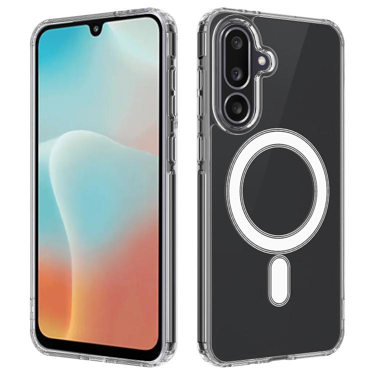 Custodia magnetica MagSafe trasparente TPU con foro grande per fotocamera per