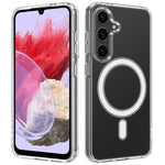 Custodia magnetica MagSafe trasparente TPU con foro grande per fotocamera per