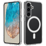 Custodia magnetica MagSafe trasparente TPU con foro grande per fotocamera per