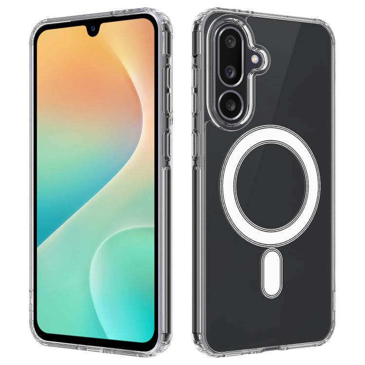 Custodia magnetica MagSafe trasparente TPU con foro grande per fotocamera per