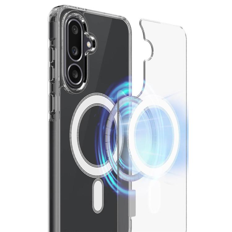 Custodia magnetica MagSafe trasparente TPU con foro grande per fotocamera per