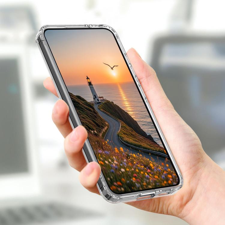 Custodia magnetica MagSafe trasparente TPU con foro grande per fotocamera per