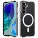 Custodia magnetica MagSafe trasparente TPU con foro grande per fotocamera per