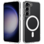 Custodia magnetica MagSafe trasparente TPU con foro grande per fotocamera per e