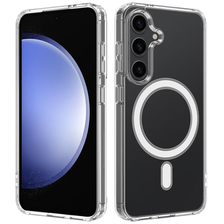 Custodia magnetica MagSafe trasparente TPU con foro grande per fotocamera per e