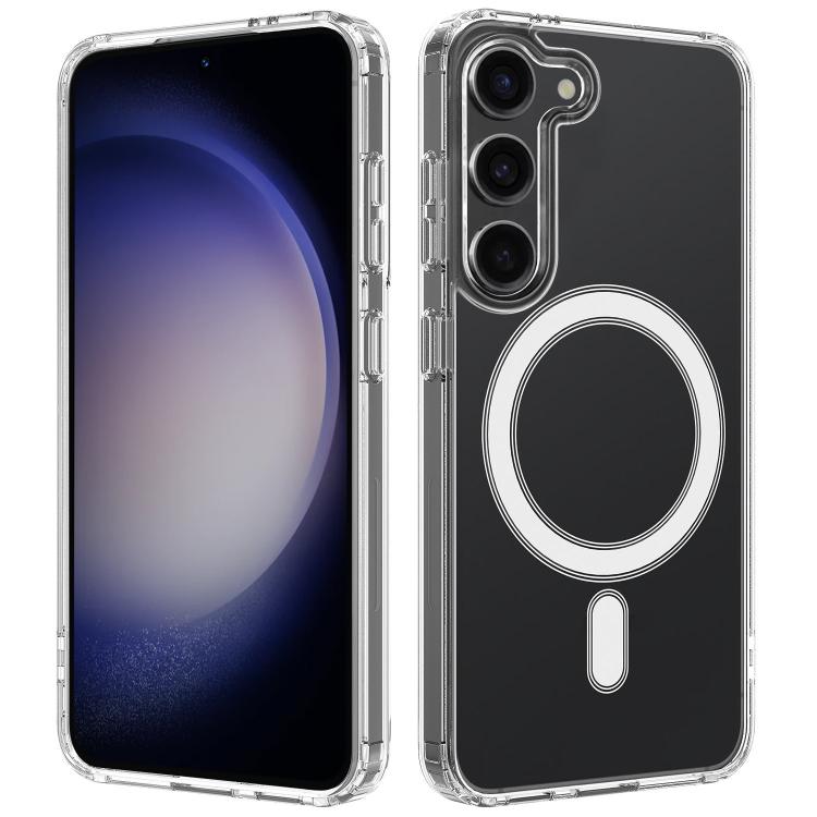 Custodia magnetica MagSafe trasparente TPU con foro grande per fotocamera per e