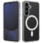 Custodia magnetica MagSafe trasparente TPU con foro grande per fotocamera per e