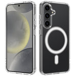 Custodia magnetica MagSafe trasparente TPU con foro grande per fotocamera per e