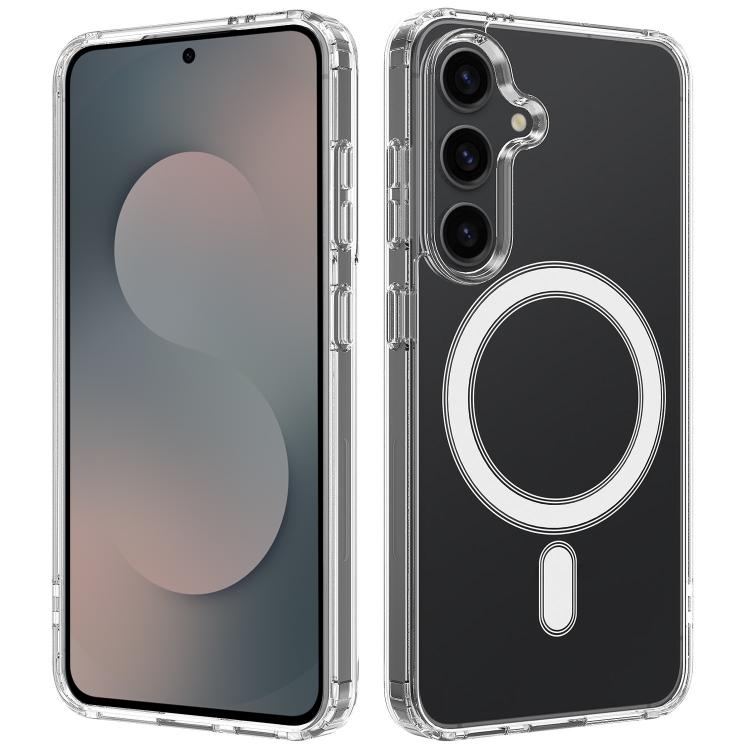 Custodia magnetica MagSafe trasparente TPU con foro grande per fotocamera per e