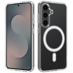 Custodia magnetica MagSafe trasparente TPU con foro grande per fotocamera per e