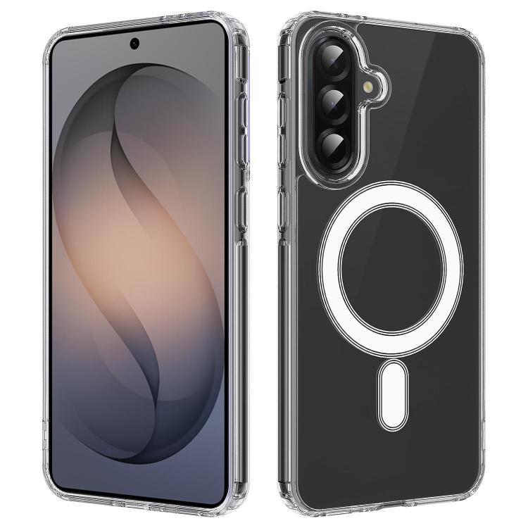 Custodia magnetica MagSafe trasparente TPU con foro grande per fotocamera per e