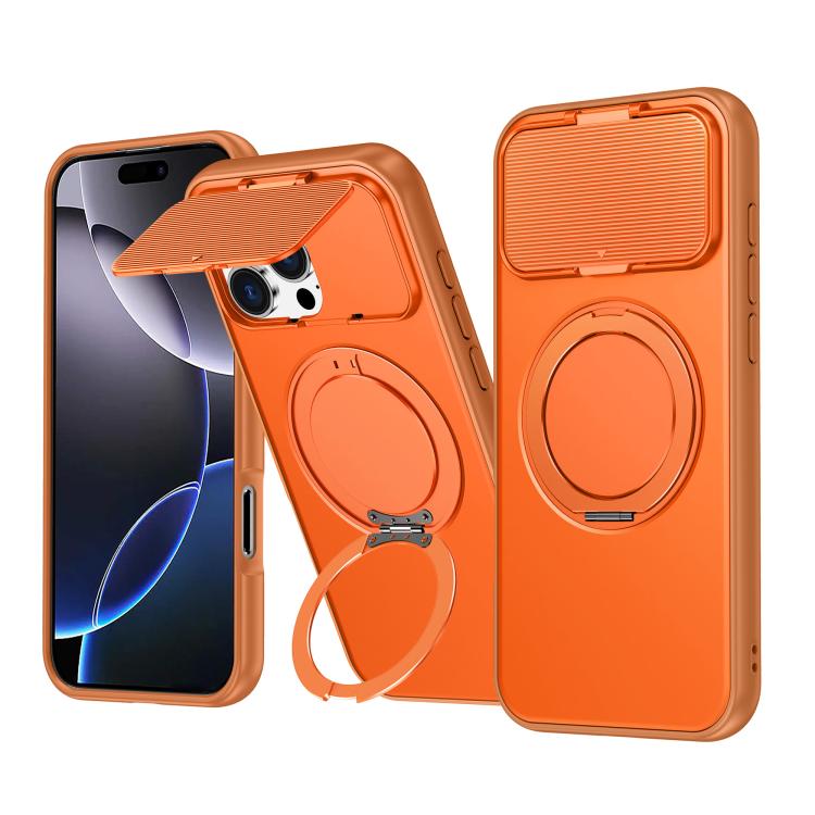 Custodia ibrida magnetica con protezione obiettivo per iPhone 16/