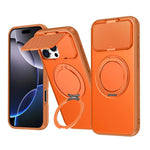 Custodia ibrida magnetica con protezione obiettivo per iPhone 16/