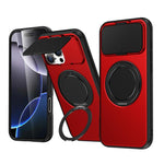Custodia ibrida magnetica con protezione obiettivo per iPhone 16/