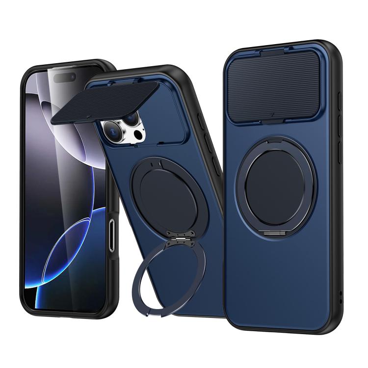 Custodia ibrida magnetica con protezione obiettivo per iPhone 16/