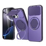Custodia ibrida magnetica con protezione obiettivo per iPhone 16/