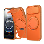 Custodia ibrida magnetica con protezione obiettivo per iPhone 16/